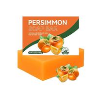 Sapone al Cachi, Saponetta Deodorante Naturale, Sapone per Viso e Corpo, Detergente Delicata per Viso e Corpo, Anti-Odore, Detergente e Nutriente la Pelle, Carnagione Liscia, Peeling (2PCS)