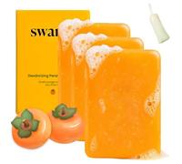 Sapone Al Cachi Swarva Per L'odore Degli Anziani, Sapone Al Cachi Swarva, Sapon e Al Cach i Giapponese, Saponi Deodoranti Al Cach i, Adatto A Tutti I Tipi Di Pelle (3 pz)