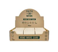 Sapone al cocco non avvolto Faith in Nature - scatola da 18