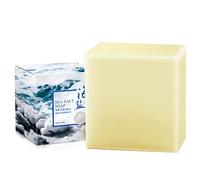 Sapone al latte di capra, saponetta naturale da 100 g per viso e corpo, bagnoschiuma al latte di capra sale marino con ingredienti botanici per pulire delicatamente e nutrire la pelle