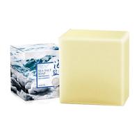 Sapone al latte di capra, saponetta naturale per viso e corpo da 100 g, bagnoschiuma al latte di capra sale marino con ingredienti botanici per pulire delicatamente e nutrire la pelle, saponetta a