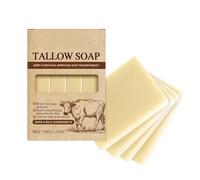 Sapone Al Sego Di Manzo Puro E Naturale, Saponetta Artigianale A Base Di Sego Per Una Detersione Profonda, Idratazione Intensa E Nutrizione Prolungata, Adatta Alle Pelli Sensibili E Secche