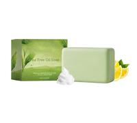 Sapone Al Tea Tree Oil - Schiuma Fine Lenitiva E Rinfrescante - Sapone Detergente In Barrette | Per Viso, Corpo, Uomo, Donna, La Maggior Parte Dei Tipi Di Pelle, Casa, Viaggio, Bagno