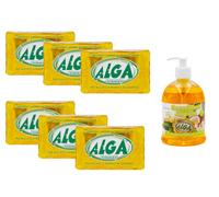 Sapone Alga Bio detersivo per bucato a mano lavatrice e sapone mani a ph neutro