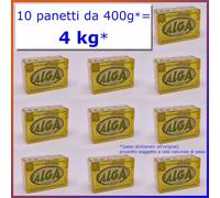 6X ALGA BIO SAPONE ECOLOGICO DA 400 GR ALL'OLIO DI COCCO VEGANO IPOALLERGENICO