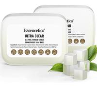 Sapone alla glicerina trasparente, base per sapone grezzo Melt and Pour, base per sapone, glicerina, sapone grezzo, blocco di sapone per versare sapone, base per sapone trasparente, 1 kg