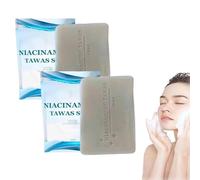 Sapone alla niacinamide per il viso e il corpo, pulisce in profondità la pelle, idratante saponetta da bagno nutre la pelle (2pcs)