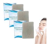 Sapone alla niacinamide per il viso e il corpo, pulisce in profondità la pelle, idratante saponetta da bagno nutre la pelle (3pcs)