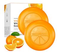 Sapone alla vitamina C, confezione da 2 pezzi, naturale, profumato agli agrumi, detergente profondo e idratante, delicato e nutriente, sapone per tutto il corpo
