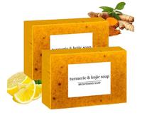 Sapone All'Acido Cogico E Curcuma, Illumina La Pelle, Deterge La Pelle Dalle Impurità, Idrata E Rigenera Per Corpo E Viso (2)