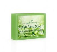 Sapone all'aloe vera, naturale e biologico, per gel doccia e shampoo solido, viso e corpo, 100 g (1 pezzo, verde)