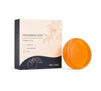 Sapone all'estratto di cachi，Sapone detergente e neutralizzante degli odori | Sapone ai cachi senza profumo per una pulizia profonda; adatto alla detersione quotidiana e alla cura della pelle，100g