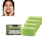 Sapone all'olio dell'albero del tè, pane detergente delicato per viso, corpo e mani. Rinfrescante nella vita quotidiana. Schiuma cremosa e facile da risciacquare. Ispirato alle piante. Adatto a tutti
