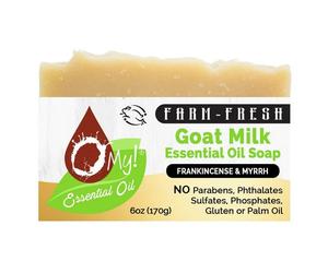 Sapone All'Olio Di O PREGNANT Con Latte Di Capra, Incenso E Mirra 6 Oz