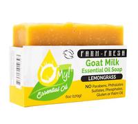 Sapone All'Olio Essenziale Di Latte Di Capra Al Lemongrass; 6 Oz