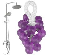 Sapone all'uva - 130 g di sapone naturale alla frutta | Detergente in schiuma profumata, saponi detergenti per il viso a forma di uva | Idratante per doccia, viaggio, cucina, bagno, schiena, aree sens