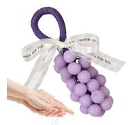Sapone All'uva Con Cordicella, Sapone Artigianale A Forma Di Uva, Saponi All'uva Dal Profumo Naturale, Decorazione Per Ambienti Freschi, Decorazione Per La Casa, Per Mani, Viso, Corpo, Doccia Purple
