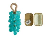 Sapone All'Uva Di Cristallo Originale Personalizzato Fatto A Mano, Detergente Mani E Viso Trasparente, Sapone Detergente Delicato Con Corda, Per Lavarsi Le Mani E Respirare Aria Fresca,Tea Tree