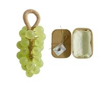 Sapone All'Uva Di Cristallo Originale Personalizzato Fatto A Mano, Detergente Mani E Viso Trasparente, Sapone Detergente Delicato Con Corda, Per Lavarsi Le Mani E Respirare Aria Fresca,Green Tea