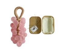 Sapone All'Uva Di Cristallo Originale Personalizzato Fatto A Mano, Detergente Mani E Viso Trasparente, Sapone Detergente Delicato Con Corda, Per Lavarsi Le Mani E Respirare Aria Fresca,Peach