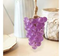 Sapone all'uva fatto a mano, sapone all'uva a forma di corda in stile bohémien per donna, adatto per il lavaggio delle mani e come deodorante per ambienti, unisex