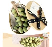 Sapone all'uva fatto a mano su una corda, sapone per viso e corpo a forma di grappolo d'uva con estratti botanici, decorazione per la casa e per tutte le pelli (1, verde 40grapes)
