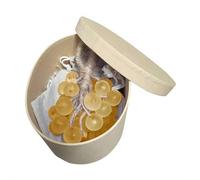 Sapone all'uva fatto a mano su una corda, saponi fatti a mano all'uva di cristallo, fragranza duratura, saponi decorativi e aromatici per lavare l'aria fresca del bagno, fragranza duratura decorazione