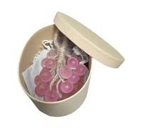 Sapone all'uva fatto a mano su una corda, saponi fatti a mano all'uva di cristallo, fragranza duratura, saponi decorativi e aromatici per lavare l'aria fresca del bagno, fragranza duratura decorazione