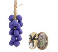 Sapone all'uva in corda, sapone fatto a mano a forma di uva, verde e naturale, può essere utilizzato per lavarsi le mani e rinfrescare l'aria