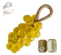 Sapone all'uva Sapone vivido e squisito su una corda con fragranza a lunga durata per doccia viso, mani e corpo Decorazioni per la casa per la pulizia dell'uva