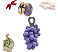 Sapone all'Uva, Saponi all'Uva fatti a mano, Sapone all'Uva su una corda, per viso, corpo e mani, Detergente Idratante per la Cura della Pelle, con Confezione Regalo