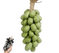 Sapone all'uva su corda, fatto a mano a forma di uva, per viso, doccia e mani, saponetta decorativa, squisita decorazione per la casa e idea regalo (1, verde 40)