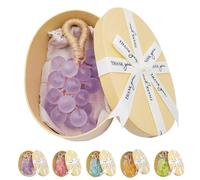 Sapone All'uva Su Corda, Sapone All'uva Artigianale, Saponette Decorative, Saponi A Freddo Per Il Lavaggio Delle Mani, Fragranza Persistente Per Lavaggio Mani, Bagno (Viola (profumo d'uva))