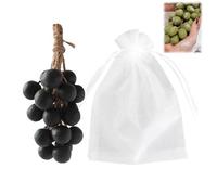 Sapone all'uva su corda, sapone manuale naturale a grappolo d'uva per uomini e donne, regalo decorativo per doccia, battesimi e aria fresca (nero, 20 pezzi)