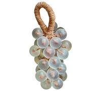 Sapone all'uva su corda Saponetta aromatica decorativa squisita per viaggi a casa Uomo Donna lavarsi le mani 180g Blu