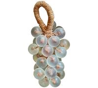 Sapone all'uva su corda Saponetta aromatica decorativa squisita per viaggi a casa Uomo Donna lavarsi le mani 180g Blu, 1