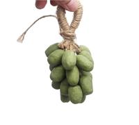 Sapone all'uva su corda, saponetta fatta a mano a forma di grappolo, saponi artigianali ecologici a freddo, saponi naturali fatti a mano a forma di grappolo per lavarsi le mani (20, Verde)