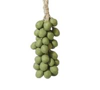Sapone all'uva su corda, saponetta fatta a mano a forma di grappolo, saponi artigianali ecologici a freddo, saponi naturali fatti a mano a forma di grappolo per lavarsi le mani (40, Verde)