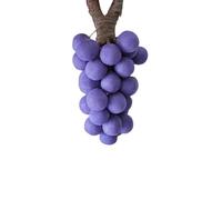 Sapone all'uva su corda, saponetta fatta a mano a forma di grappolo, saponi artigianali ecologici a freddo, saponi naturali fatti a mano a forma di grappolo per lavarsi le mani (20, Viola)