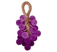 Sapone all'uva su una corda - Detergente naturale a forma di uva fatto a mano | Detergente in schiuma idratante con fragranza - Crystal Fruit Design Bath Bar per donne, shampoo delicato per la cura