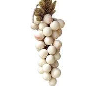 Sapone All'uva su una Corda, Grape Soap on a Rope, Saponetta Artigianale a Forma di Grappolo, Saponi All'uva Fatti a Mano, Saponi Naturali Regalo Decorativo per Docce, Battesimi e Spa(White 250g(42Gra