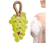 Sapone All'uva Su Una Corda, Sapone A Forma Di Grappolo D'uva In Cristallo Trasparente Naturale Fatto A Mano, Idratante Adatto For L'uso Domestico O Il Trasporto In Viaggio(Green Tea)