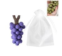 Sapone all'uva su una corda, sapone manuale naturale a grappolo d'uva per uomini e donne, regalo decorativo per docce, battesimi e aria fresca (viola, 20 pezzi)