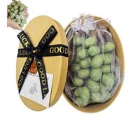 Sapone all'uva su una corda, sapone manuale naturale a grappolo d'uva per uomini e donne, regalo decorativo per docce, battesimi e aria fresca (verde, 20 pezzi + scatola)