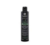 SAPONE ANTIOSSIDANTE VISO CORPO CAPELLI - Detergente Multifunzionale Delicato - Antiossidante, Lenitivo e Riequilibrante - Per Tutti i Tipi di Pelle e Cute - 200ml - ECO-BIO - Domus Olea Toscana