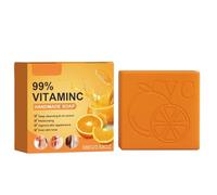 Sapone artigianale all'arancia e vitamina C, sapone biologico sbiancante e idratante, riduce le macchie scure su ginocchia e gomiti, ricco al 99% di vitamina C ed estratto d'arancia, adatto per viso