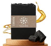 Sapone Artigianale e Vegano al Carbone Attivo - Saponetta Naturale, per Viso, Mani e Corpo | Detox e Biodegradabile | Fatto in Spagna con Ingredienti Naturali | 100 g (1, Carbone Attivo)