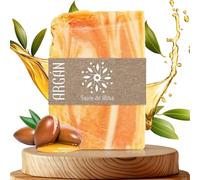 Sapone artigianale naturale con olio di argan - Sapone viso, mani e corpo | Pastiglia vegana, idratante e antiossidante | Made in Spagna | 100 g