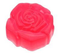 Sapone artigianale rosa 100 forma di rosa per mani e viso | Profumo rilassante, idratante e nutriente, uso versatile, colore rosa, per bagno e doccia