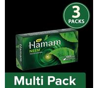 Sapone bar ayurvedico Hamam Neem, Tulsi e Aloe Vera - Confezione da 3 -...